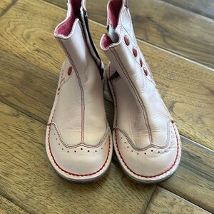 Kids pink and red Camper boots